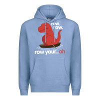 Colony Blue dinosaur dino trex row t rex saurus Premium Hoodie - linhVisuals