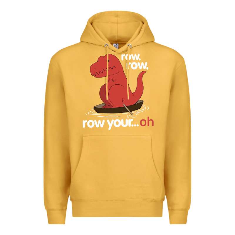 Dinosaur Dino Trex Row T Rex Saurus Premium Hoodie by linhVisuals | Teevron