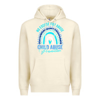 Sandshell no excuse child abuse prevention awareness leopard rainbow t shirt Premium Hoodie - linhVisuals