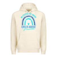 Tofu no excuse child abuse prevention awareness leopard rainbow t shirt Premium Hoodie - linhVisuals