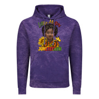Cloud Purple little mister juneteenth black boy Vintage Hoodie - BarkalooDesign