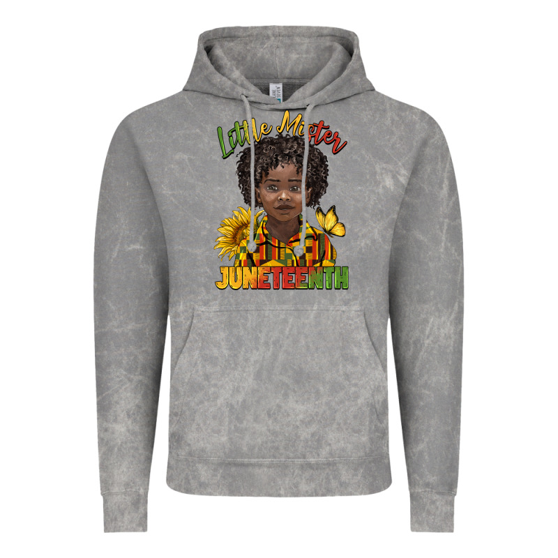 Little Mister Juneteenth Black Boy Vintage Hoodie by BarkalooDesign | Teevron