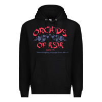 Black orchids of asia kraft massage football t shirt Premium Hoodie - linhVisuals