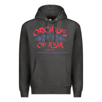 Charcoal Heather orchids of asia kraft massage football t shirt Premium Hoodie - linhVisuals
