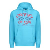 Ocean Blue orchids of asia kraft massage football t shirt Premium Hoodie - linhVisuals