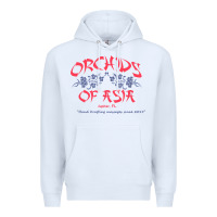 White orchids of asia kraft massage football t shirt Premium Hoodie - linhVisuals