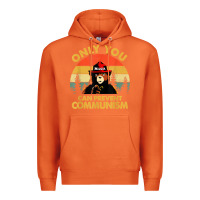 Carrot vintage only you can prevent communism funny bear camping t shirt Premium Hoodie - linhVisuals