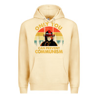 Pina Colada vintage only you can prevent communism funny bear camping t shirt Premium Hoodie - linhVisuals