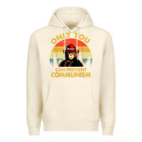 Sandshell vintage only you can prevent communism funny bear camping t shirt Premium Hoodie - linhVisuals