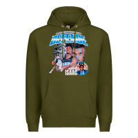 Army Green Jonathan Isaac Vintage Premium Hoodie - linhVisuals