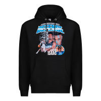 Black Jonathan Isaac Vintage Premium Hoodie - linhVisuals