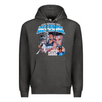 Charcoal Heather Jonathan Isaac Vintage Premium Hoodie - linhVisuals