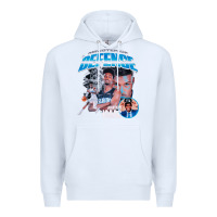 White Jonathan Isaac Vintage Premium Hoodie - linhVisuals
