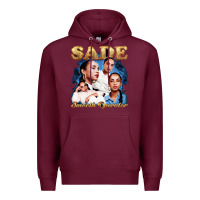 Burgundy Sade Love Deluxe Rare Premium Hoodie - linhVisuals