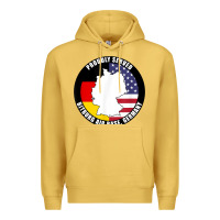 Antique Gold proudly served bitburg air base germany military veteran t shirt Premium Hoodie - linhVisuals