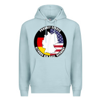 Blue Mist proudly served bitburg air base germany military veteran t shirt Premium Hoodie - linhVisuals