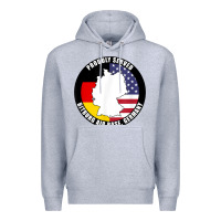 Heather Grey proudly served bitburg air base germany military veteran t shirt Premium Hoodie - linhVisuals