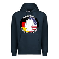 Navy proudly served bitburg air base germany military veteran t shirt Premium Hoodie - linhVisuals