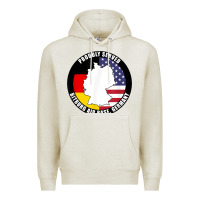 Oatmeal Heather proudly served bitburg air base germany military veteran t shirt Premium Hoodie - linhVisuals
