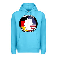 Ocean Blue proudly served bitburg air base germany military veteran t shirt Premium Hoodie - linhVisuals