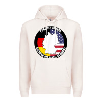 Pale Pink proudly served bitburg air base germany military veteran t shirt Premium Hoodie - linhVisuals