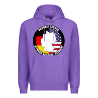 Purple proudly served bitburg air base germany military veteran t shirt Premium Hoodie - linhVisuals