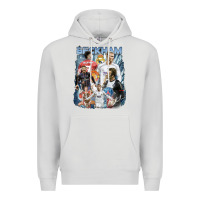 Dove Grey David Beckham Vintage Premium Hoodie - linhVisuals
