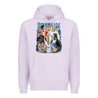 Lilac David Beckham Vintage Premium Hoodie - linhVisuals
