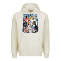 Oatmeal Heather David Beckham Vintage Premium Hoodie - linhVisuals