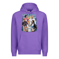 Purple David Beckham Vintage Premium Hoodie - linhVisuals
