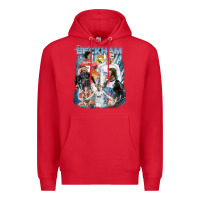 Red David Beckham Vintage Premium Hoodie - linhVisuals
