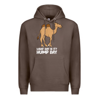 Coffee what day is it hump day funny camels hump day t shirt Premium Hoodie - linhVisuals