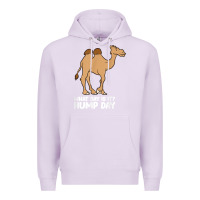 Lilac what day is it hump day funny camels hump day t shirt Premium Hoodie - linhVisuals