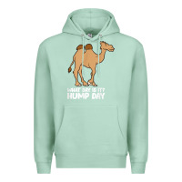 Seafoam what day is it hump day funny camels hump day t shirt Premium Hoodie - linhVisuals