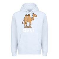 White what day is it hump day funny camels hump day t shirt Premium Hoodie - linhVisuals