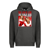 Charcoal Heather Mariah Carey Vintage Premium Hoodie - linhVisuals