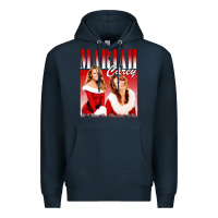 Navy Mariah Carey Vintage Premium Hoodie - linhVisuals