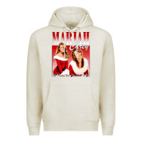 Oatmeal Heather Mariah Carey Vintage Premium Hoodie - linhVisuals