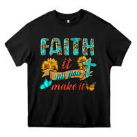 Black Faith It Till You Make It Heavy Core Tee - BundleAndBundleShop