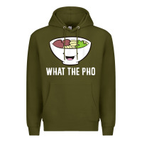 Army Green what the pho vietnamese pho t shirt Premium Hoodie - linhVisuals