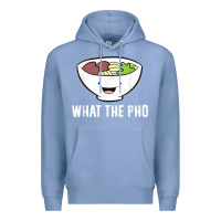 Colony Blue what the pho vietnamese pho t shirt Premium Hoodie - linhVisuals