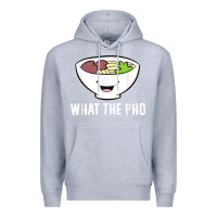 Heather Grey what the pho vietnamese pho t shirt Premium Hoodie - linhVisuals