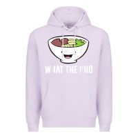 Lilac what the pho vietnamese pho t shirt Premium Hoodie - linhVisuals