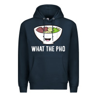 Navy what the pho vietnamese pho t shirt Premium Hoodie - linhVisuals