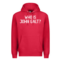 Cardinal who is john galt libertarian and book quote t shirt Premium Hoodie - linhVisuals
