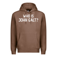 Chestnut who is john galt libertarian and book quote t shirt Premium Hoodie - linhVisuals