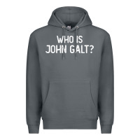 Rock who is john galt libertarian and book quote t shirt Premium Hoodie - linhVisuals