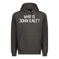 Smoke who is john galt libertarian and book quote t shirt Premium Hoodie - linhVisuals