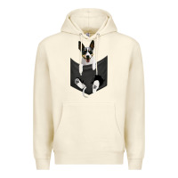 Sandshell rat terrier dog in pocket, rattie puppy, ratting terrier t shirt Premium Hoodie - linhVisuals