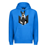 True Royal rat terrier dog in pocket, rattie puppy, ratting terrier t shirt Premium Hoodie - linhVisuals